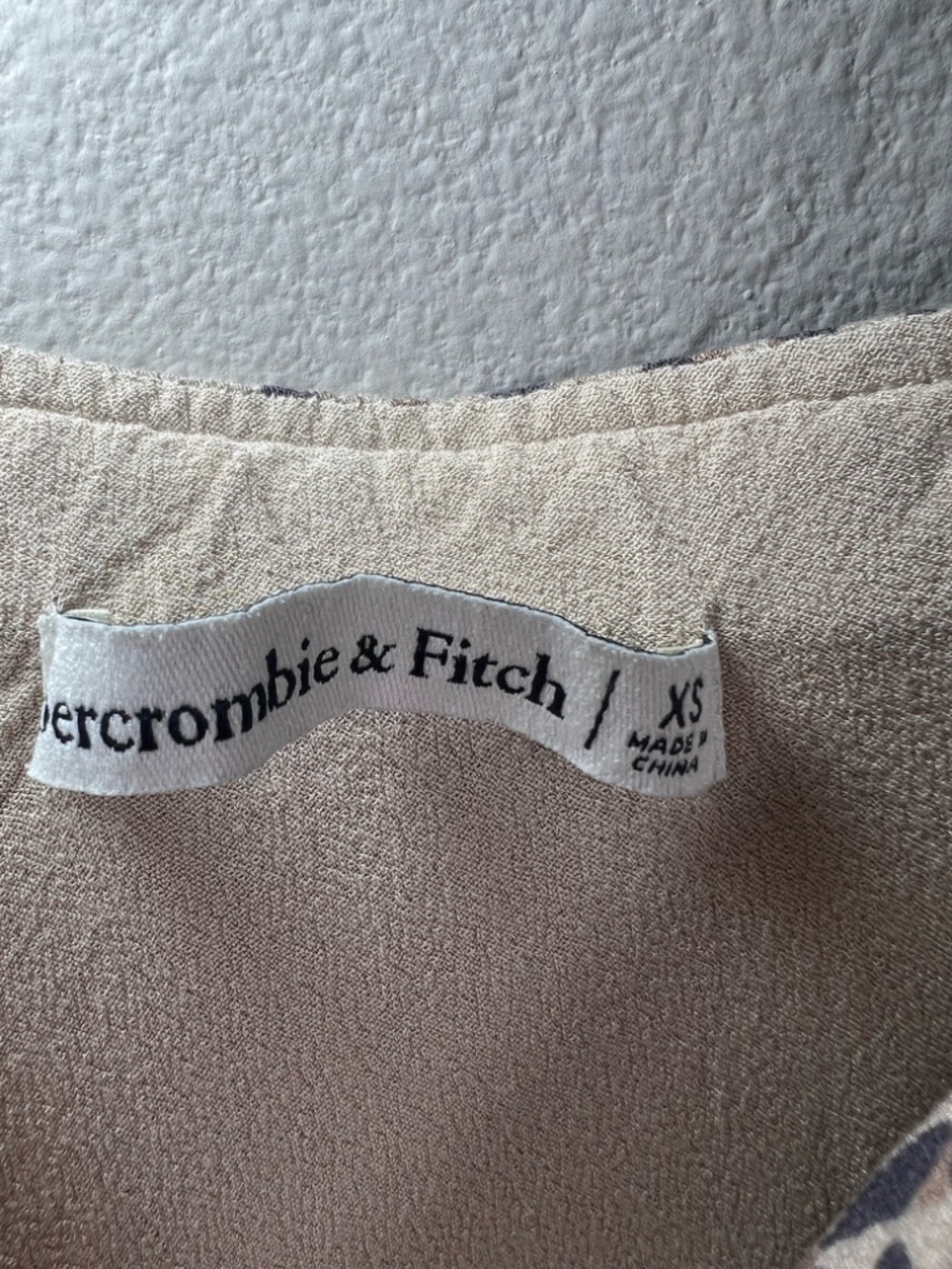 Abercrombie & Fitch Leopard Print Mini Slip Dress Brown Tan Lined Adjustable XS - Picture 7 of 13